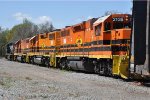 Local waits to depart the yard